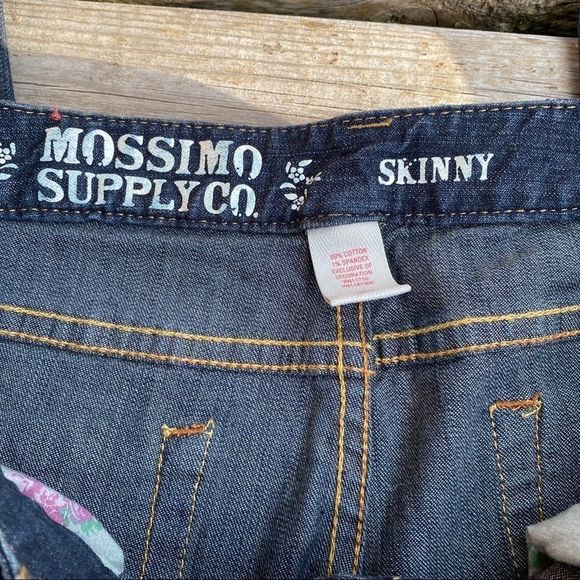 Mossimo Jeans Denim Low Rise Dark Skinny - Picture 6 of 9